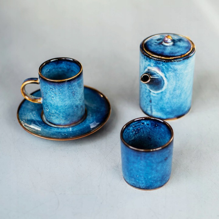 DEEP BLUE Filiżanka do kawy 210 ml VERLO