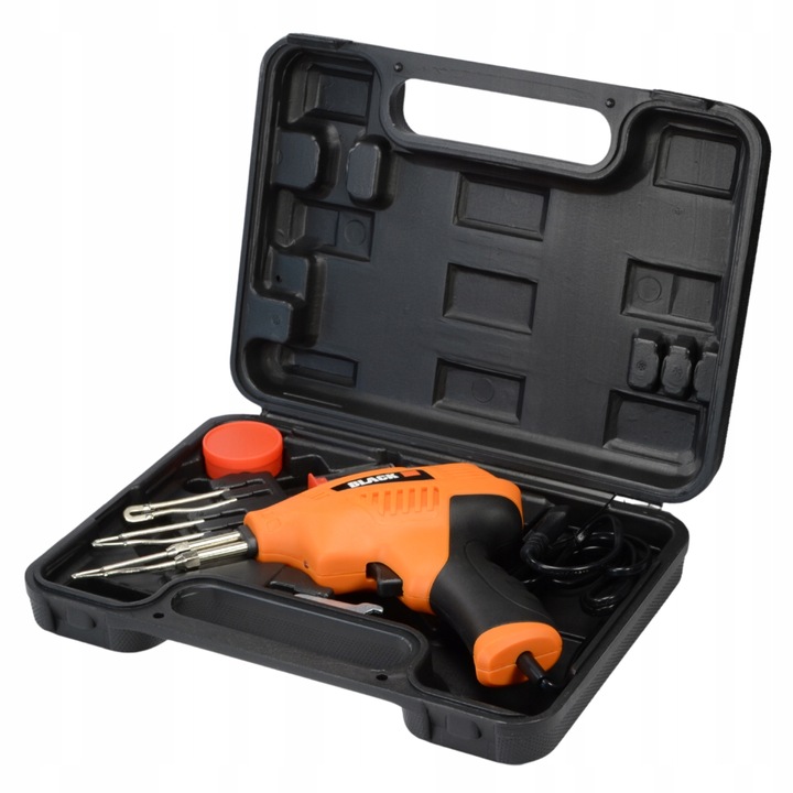 LUTOWNICA TRANSFORMATOROWA .220W BLACK WALIZKA LED CYNA BLACK TOOLS