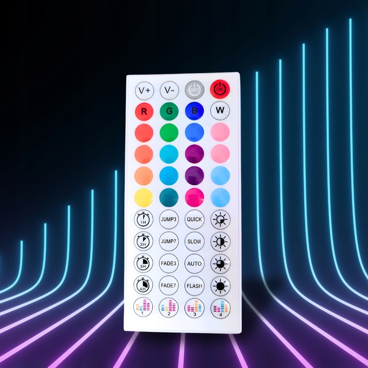 Taśma led rgb 10m neon kolorowa plot aplikacja bluetooth mocna pasek