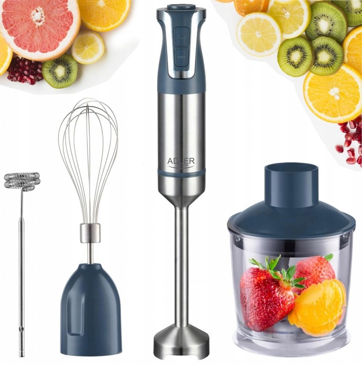 Blender ręczny 1800W Turbo 20 poziomów miksowanie ubijanie spieniacz