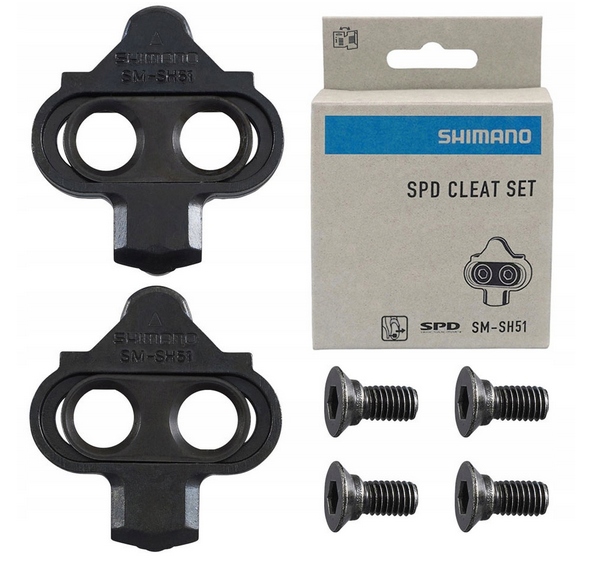 Shimano Bloki SM-SH51 MTB SPD do Pedałów BOX Oryginał