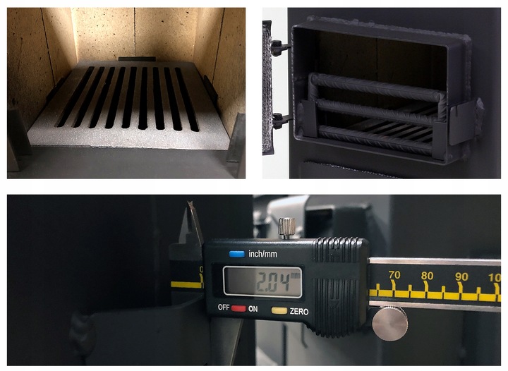 Piec koza piecyk szamotowy 13 cegieł 2mm ATEST EKO 6,5 kW EKOPROJEKT