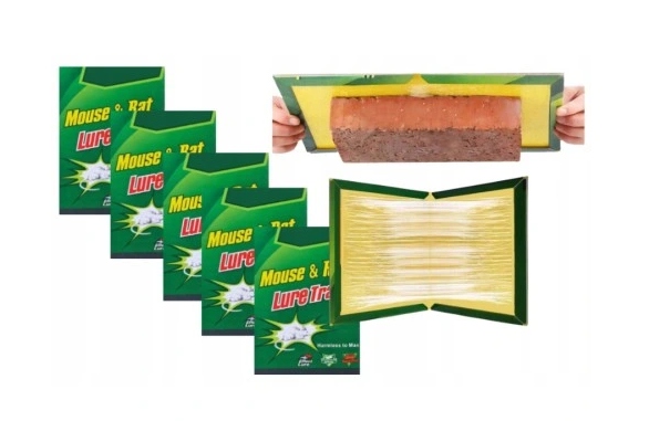 50x SILNY LEP NA MYSZY PUŁAPKA Z KLEJEM ŁAPKA SZCZURY MYSZOŁAPKA