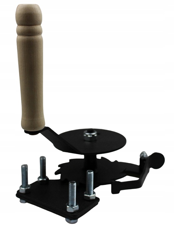 KOŁOWROTEK ZESTAW DO GRILLA SZYBKI MONTAŻ KORBKA linka karabińczyk