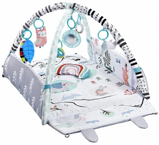 Duża Mata Edukacyjna Miękka Interaktywna 4w1