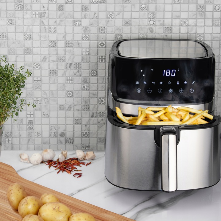 FRYTKOWNICA BEZTŁUSZCZOWA 6,5L 2200W WIFI AIR FRYER XL FRYTOWNICA LCD SMART