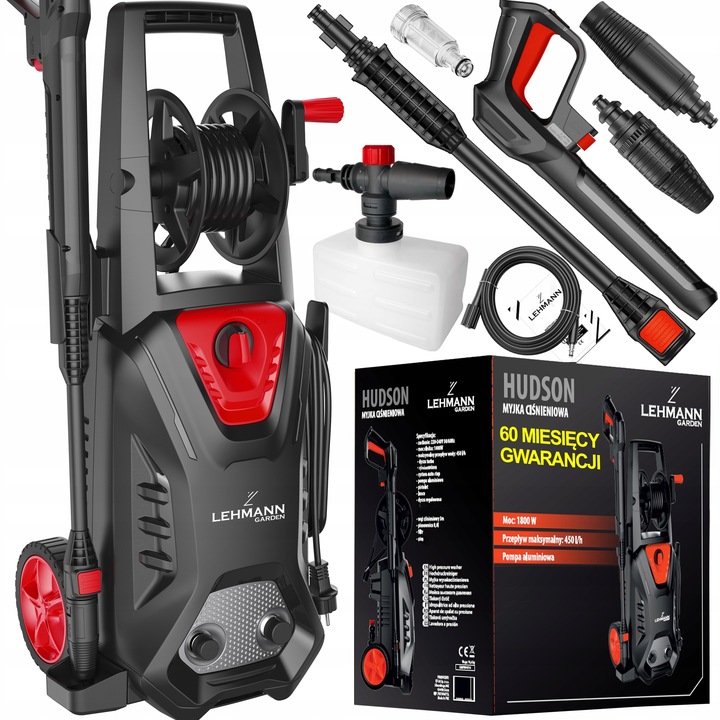 MYJKA CIŚNIENIOWA Lehmann HUDSON ALUMINIOWA WZMOCNIONA POMPA WYDAJNA