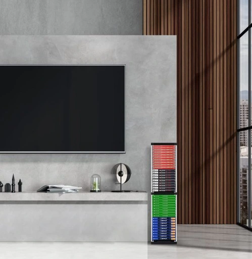 Stojak na gry Podstawka Półka na 36 gier do PS5, PS4, Xbox One, Xbox Series