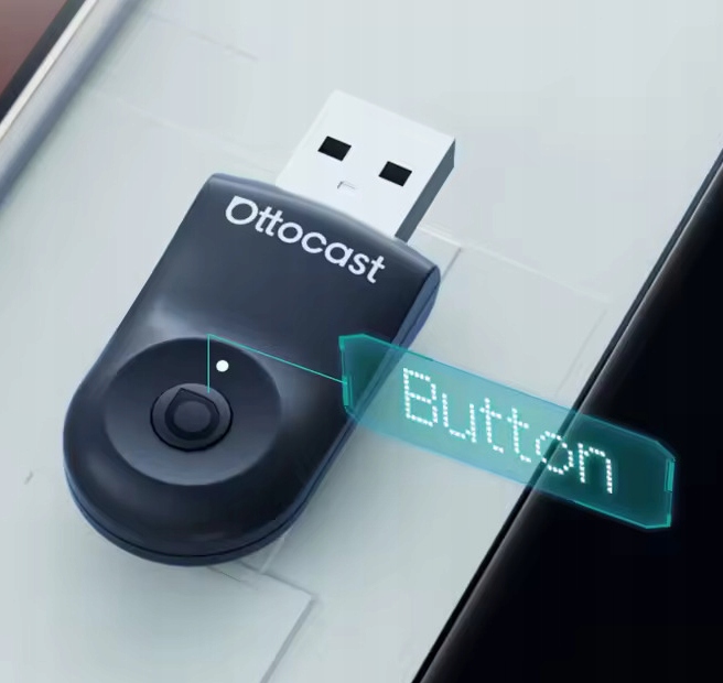 Ottocast Mini 2w1 Bezprzewodowy CarPlay / Android Auto Adapter CA505-T