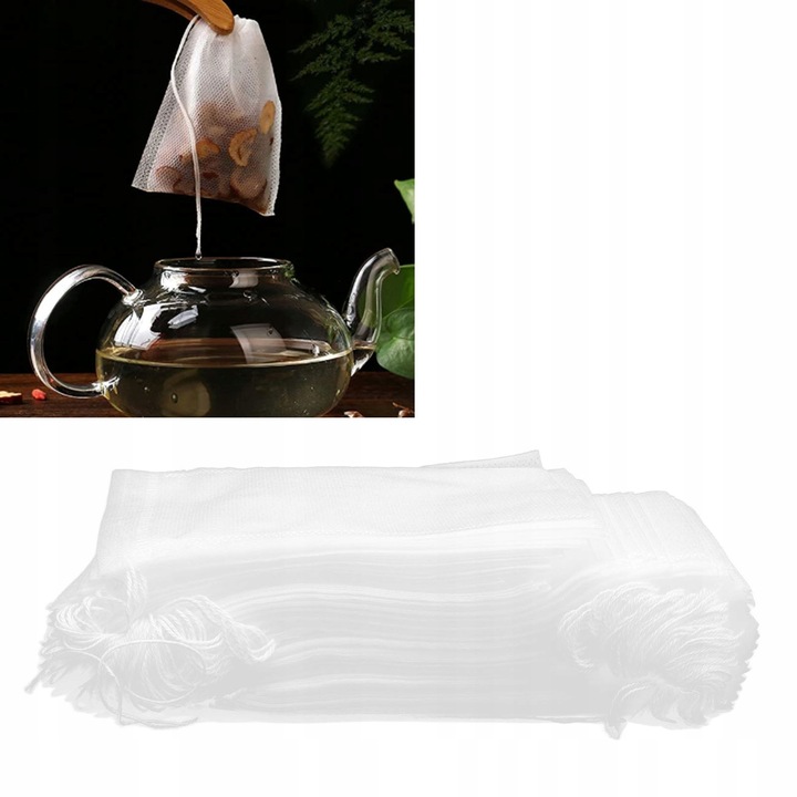 100X WORECZKI TOREBKI FILTR DO PARZENIA HERBATY
