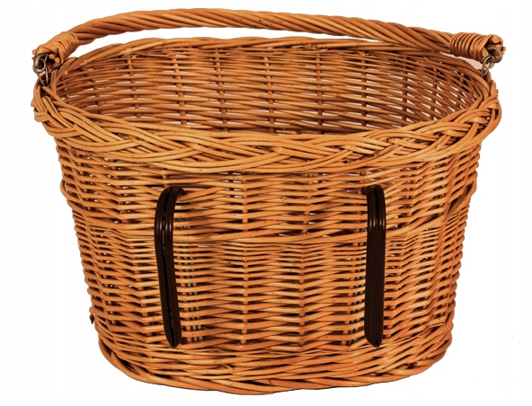 KOSZYK WIKLINOWY NA ROWER ZAKUPY HACZYKI + WKŁAD