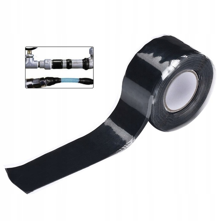TAŚMA USZCZELNIAJĄCA DO RUR WYCIEKÓW I ZBIORNIKÓW BASENÓW 2.5cm x 1.5m