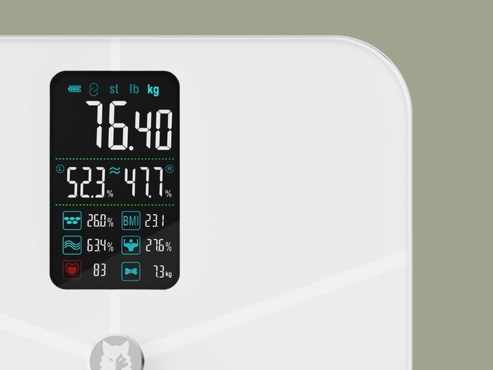 Waga Łazienkowa Elektroniczna Sportowa Alpha - Aplikacja Po Polsku