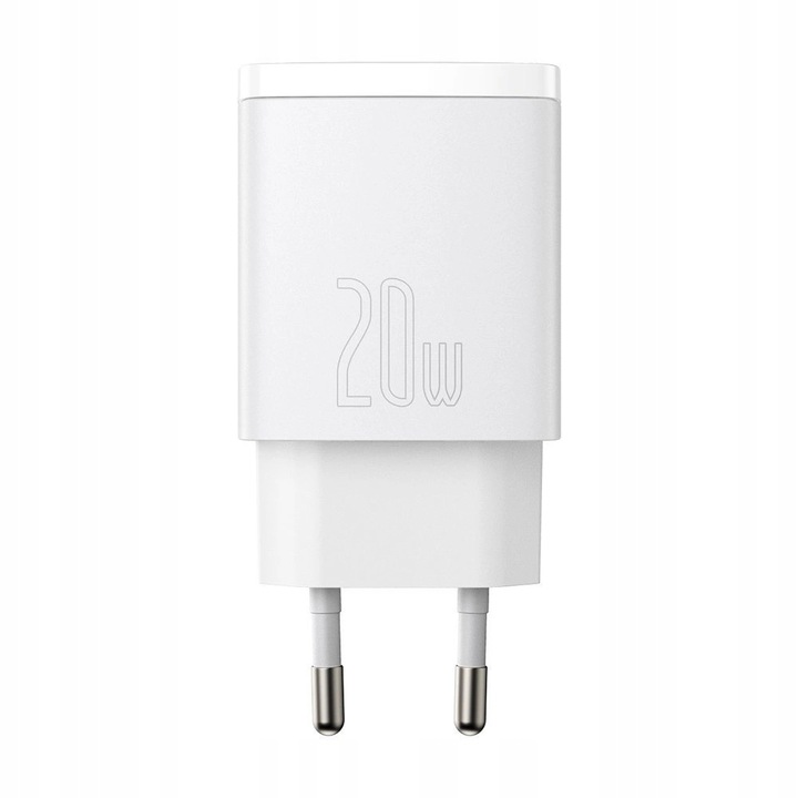 Szybka ładowarka sieciowa USB-A / USB-C Baseus Compact CCXJ-B02 20W 3A PD Q
