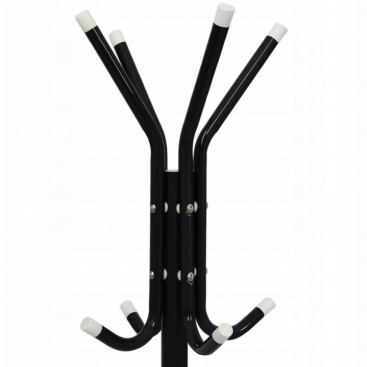 METALOWY WIESZAK STOJĄCY NA UBRANIA PODŁOGOWY STOJAK STABILNY DO