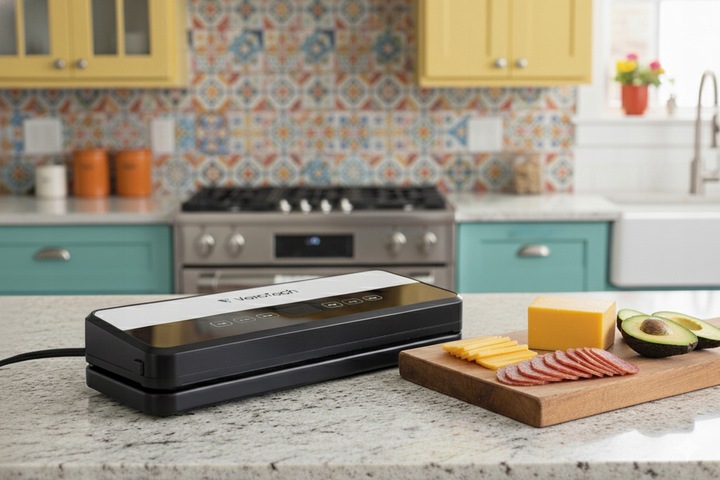 Zgrzewarka próżniowa pakowarka do żywności odsysanie zewnętrzne dwie