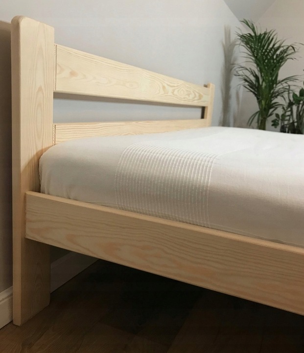 ŁÓŻKO drewniane 140x200 orzech,olcha, dąb, JAKOŚĆ