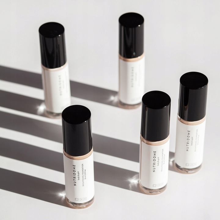 PODKŁAD FLUID DO TWARZY dobrze kryjący NUTRIDOME lekki 03 NUDE z