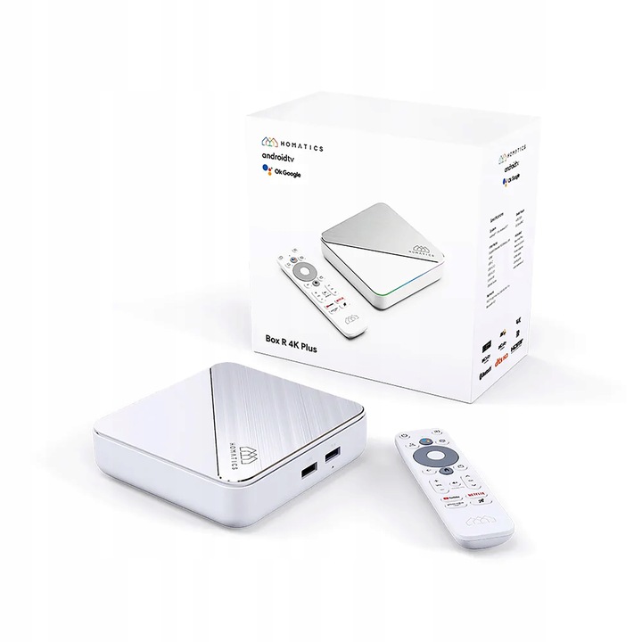Odtwarzacz Android SMART TV Homatics Box R Plus 4K 4GB/32GB WiFi6
