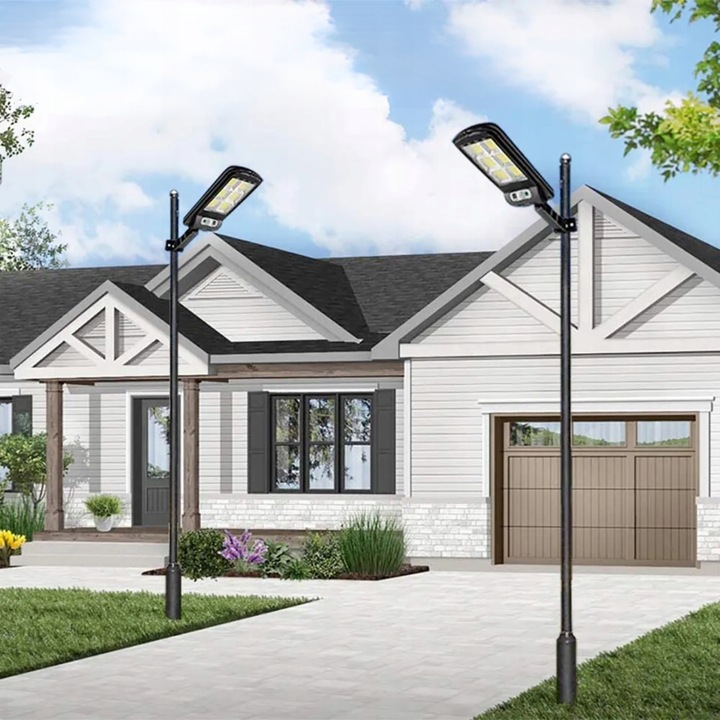 LAMPA SOLARNA LED Z CZUJNIKIEM RUCHU ZMIERZCHU COB