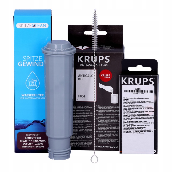ZESTAW 1x Filtr wody do ekspresu KRUPS +Odkamieniacz +Tabletki