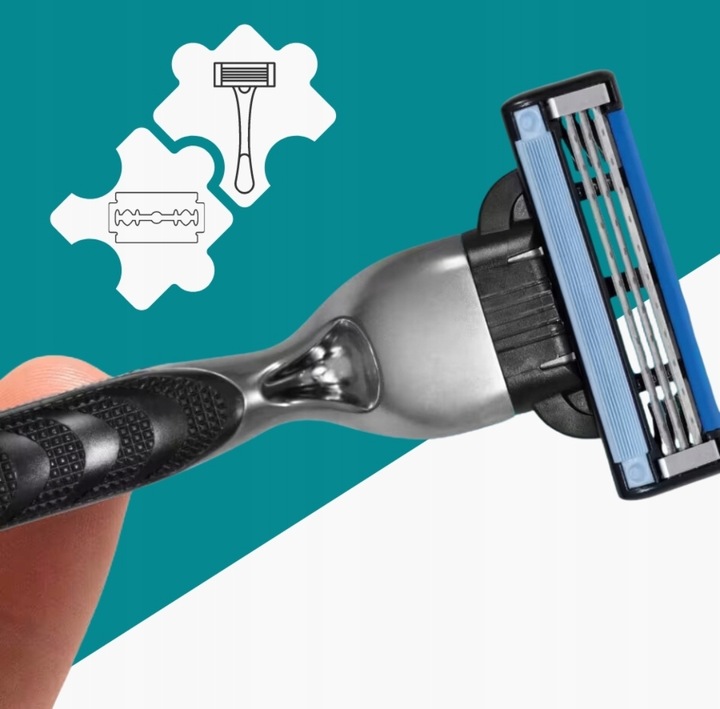 Gillette Mach3 Wkłady Ostrza Wymienne ( 8 sztuk )