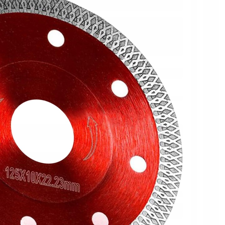 2x TARCZA DIAMENTOWA DO CIĘCIA GRESU PŁYTEK 125MM CERAMIKI BETONU SPIEKU