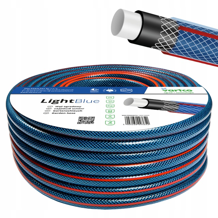 WĄŻ OGRODOWY 4 WARSTWOWY 22bar 1CAL 20M 1" CALOWY PODLEWANIA PRODUKT