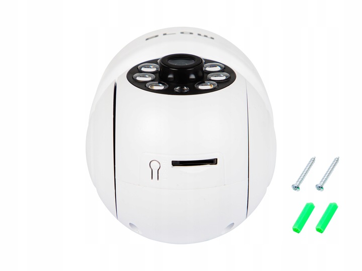 KAMERA WIFI WEWNĘTRZNA OBROTOWA ŻARÓWKA GWINT E27 IP 3MP TUYA MONITORING