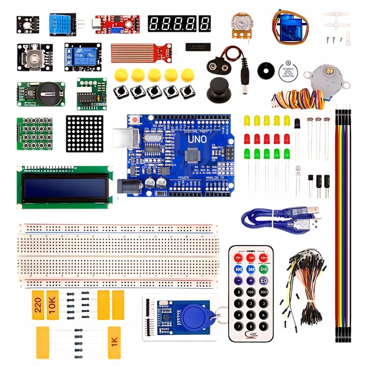 Zestaw XXL do nauki programowania UNO R3 do Arduino KIT dla początkujących
