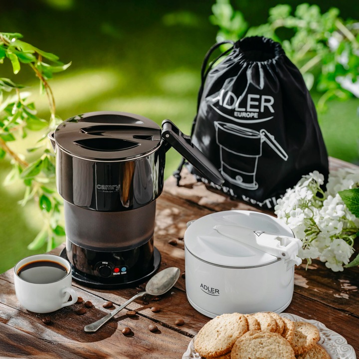 CZAJNIK TURYSTYCZNY elektryczny 600W mały 0.6l składany podróżny CAMRY