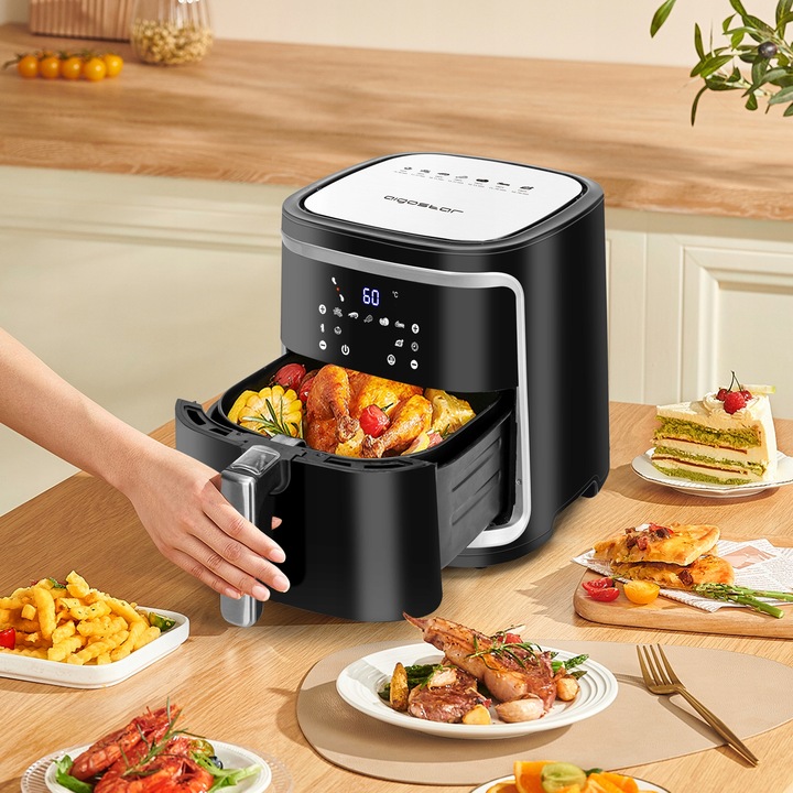 Frytkownica Beztłuszczowa XXL Aigostar Cube Air Fryer 1900W 7L