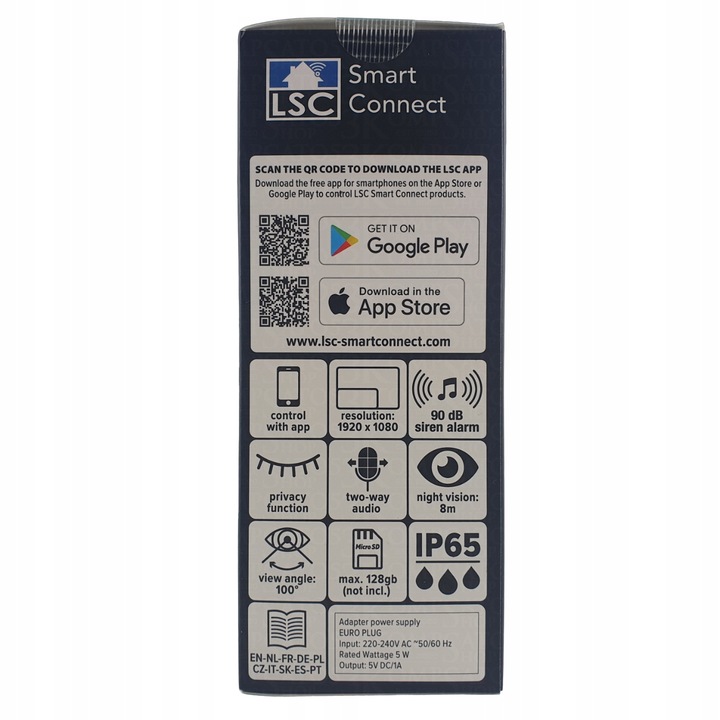 IP KAMERA ZEWNĘTRZNA SOLIDNA FULL HD 1080p Wi-Fi ALARM Smart Connect LSC