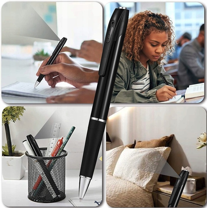 DYKTAFON DŁUGOPIS SZPIEGOWSKI MINI CYFROWY PODSŁUCH MAŁY PENDRIVE 32GB