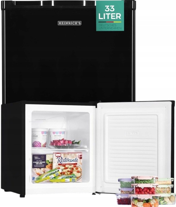 Mała Zamrażarka Półkowa Wolnostojąca 33L Podblatowa 2-Komory AGREGAT