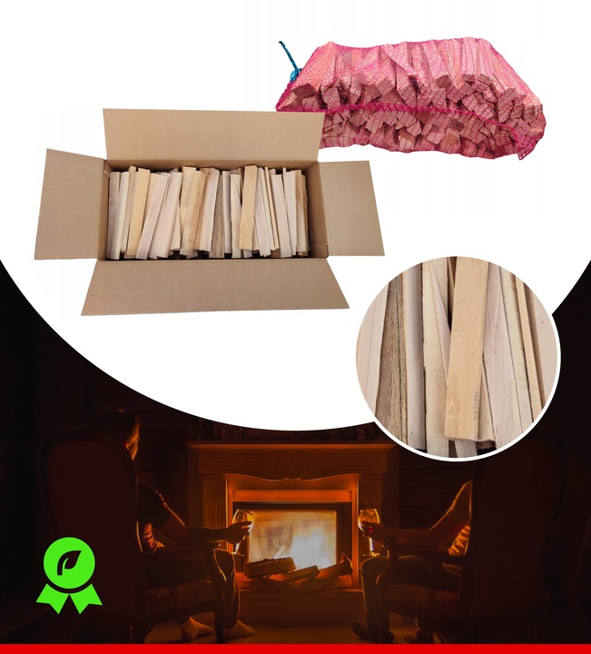 Rozpałka, drewno rozpałkowe bukowe suche do wędzenia eko podpałka 10 kg