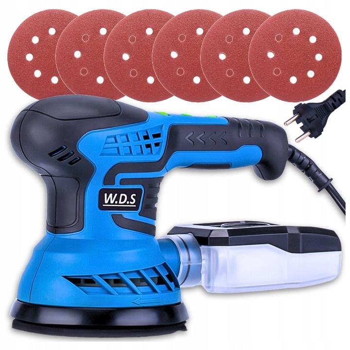 SZLIFIERKA MIMOŚRODOWA OSCYLACYJNA ELEKTRYCZNA DO DREWNA METALU 125MM