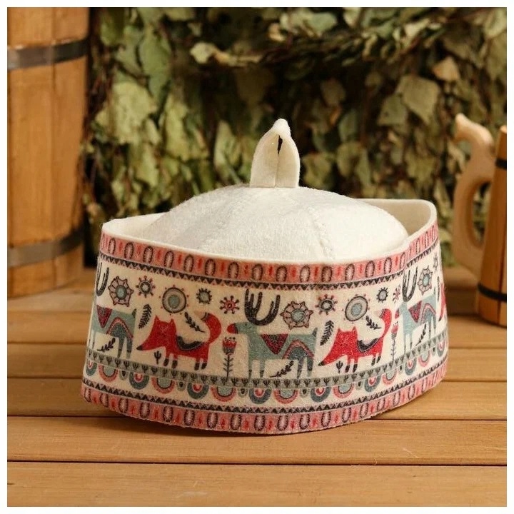 Czapka do sauny lisy i łosie