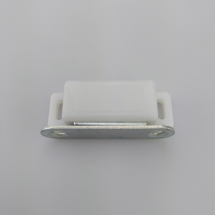 10x ZATRZASK MEBLOWY MAGNES DO DRZWI ZAMEK DO MEBLI MOCNY BIAŁY
