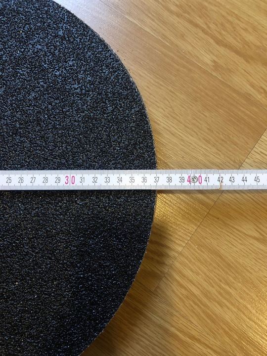 Papier ścierny do styropianu 1szt p16 Ø 37cm