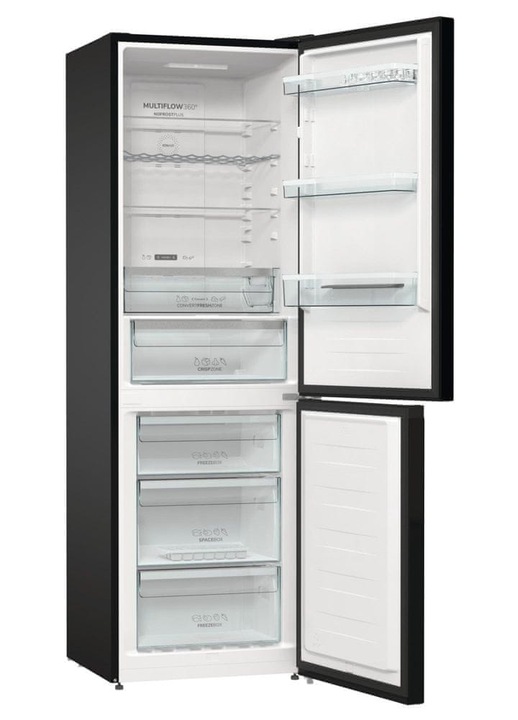 LODÓWKA NoFrost GORENJE NRK6192ABK4 302l 185cm FastFreeze AdaptTech