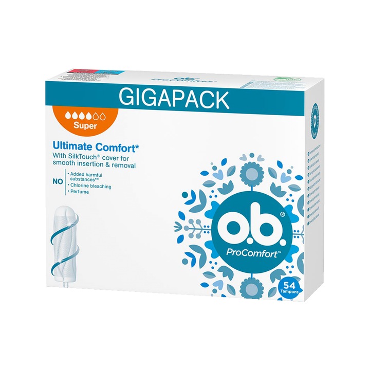 O.B. ProComfort Super TAMPONY 54 sztuki