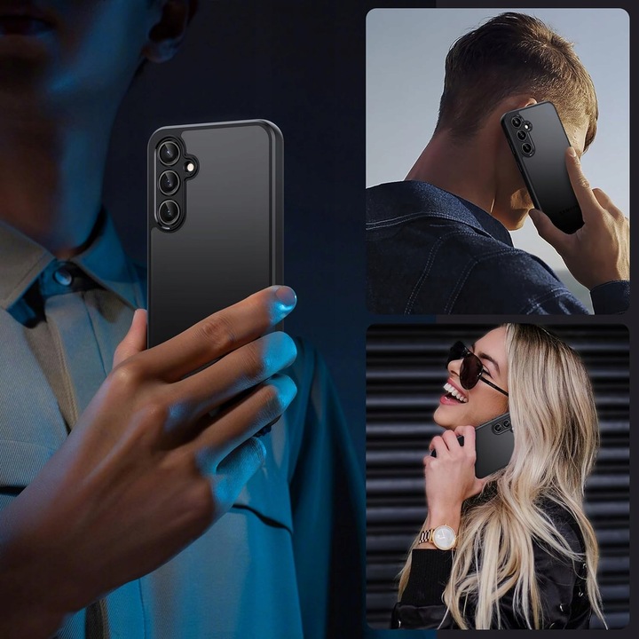 Etui do SAMSUNG S24 FE + 2x SZKŁO PREMIUM MATTE CASE WZMACNIANE 360° MATOWE