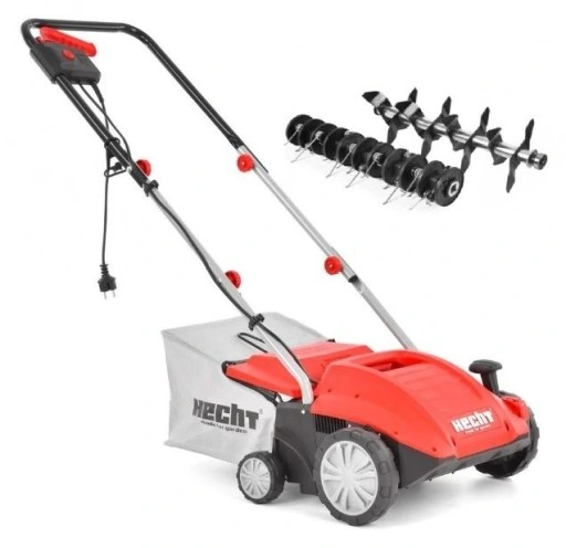 AERATOR WERTYKULATOR ELEKTRYCZNY DO TRAWY HECHT1420 2W1 MOC 1500W DWA WAŁKI