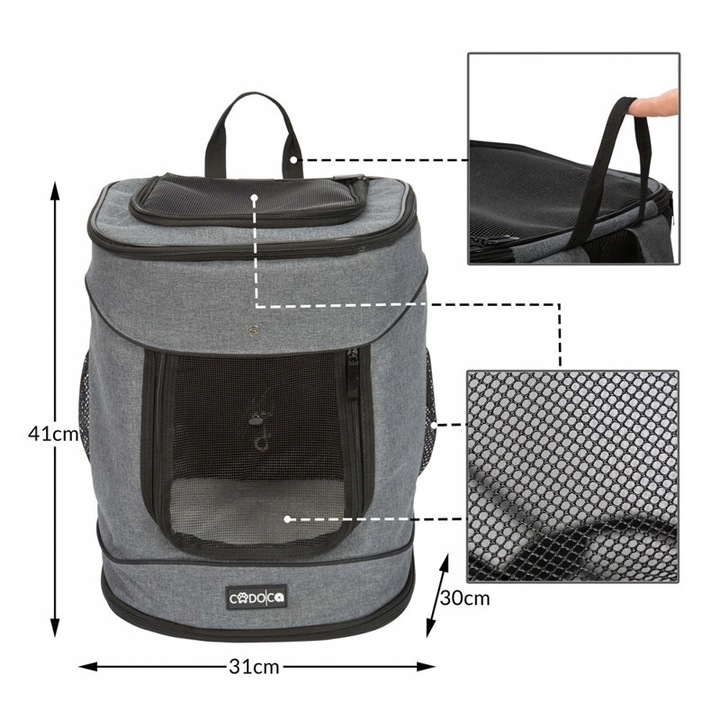 PLECAK TORBA TRANSPORTOWA TRANSPORTER DLA PSA KOTA