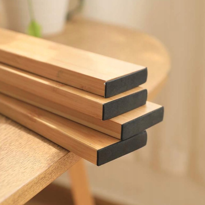 ZESTAW 4 BAMBUSOWYCH PRZEGRÓD DO SZUFLADY Organizer Separator 32 -