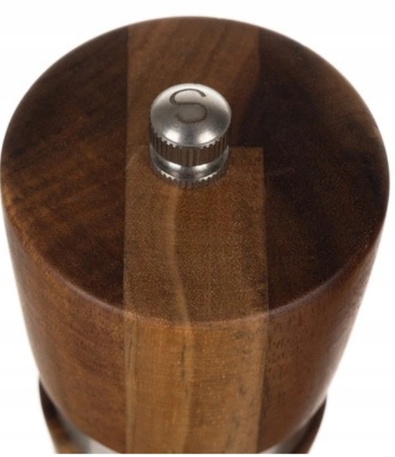 Młynek ręczny do soli i pieprzy DREWNIANY Ruhhy 2 sztuki