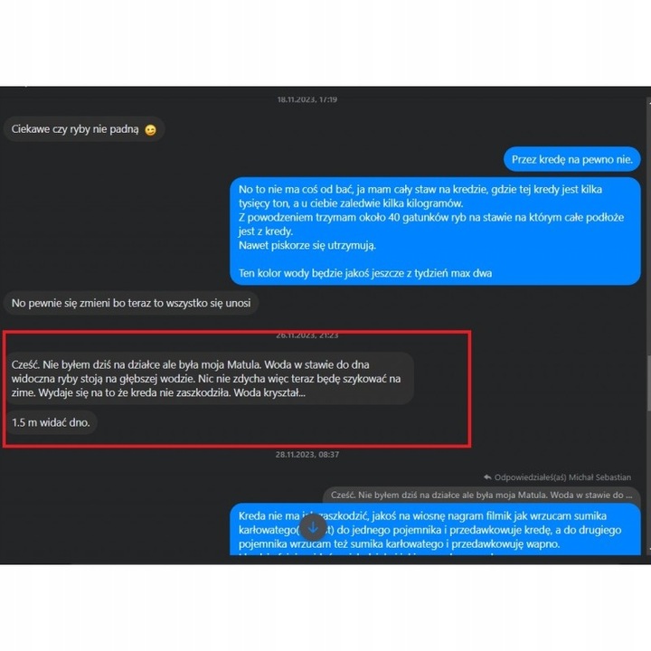 24 KG KREDA -BRYŁY- KAT II IDEALNA DO STAWU/OCZKA WODNEGO RaFish