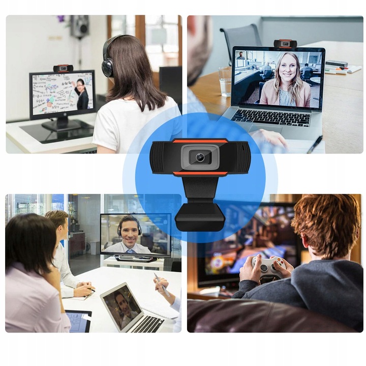 Kamerka Kamera INTERNETOWA PC FHD 1080P MIKROFON