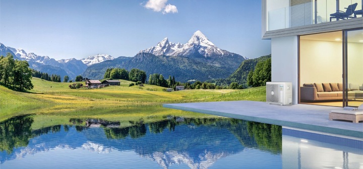 Pompa Ciepła Monoblok 8kW A+++ sterowanie aplikacją Hisense CWU CO GRZANIE